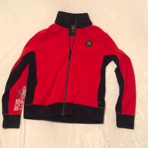 Hackett sports red jacket/ London rowing club